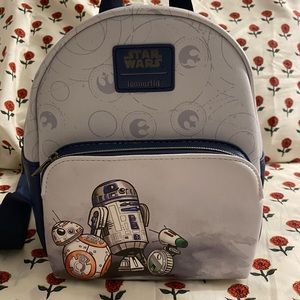 Mini loungefly star wars droid backpack